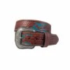 Gem-Dandy Men's Embossed Leather Belt