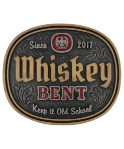 Montana Silversmiths Whiskey Bent Belt Buckle