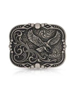 Montana Silversmiths Men's Soaring Freedom Buckle
