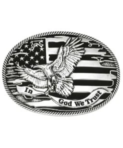 Montana Silversmiths Men's Forged In Freedom Buckle