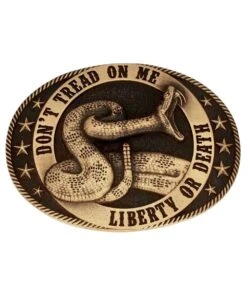 Montana Silversmiths Men's Liberty Or Death Heritage Buckle