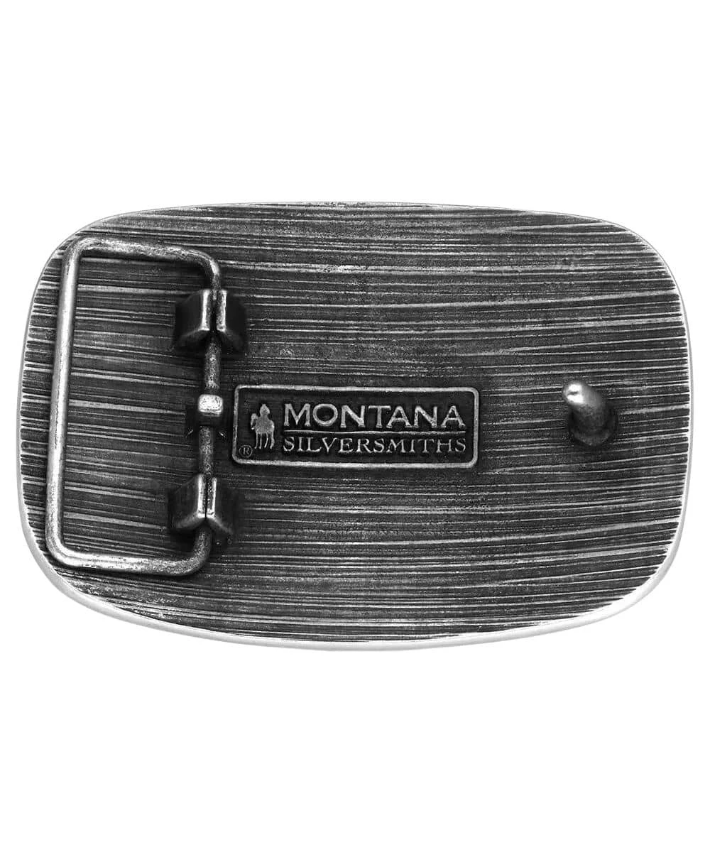 Montana Silversmiths Men's Frontier Spirit Buckle 2 Montana Silversmiths Men's Frontier Spirit Buckle - Image 2
