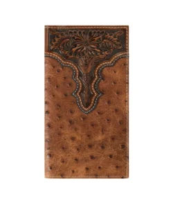 M&F Western Men's Ariat Ostrich Rodeo Wallet