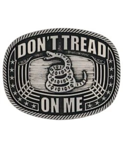 Montana Silversmiths Men's Don't Tread On Me Attitude Buckle