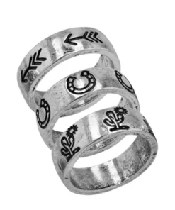 Montana Silversmiths Women's Western Stacked Rings