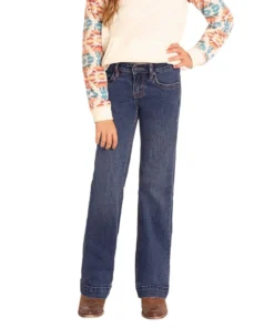 Rock & Roll Cowgirl Girls' Trouser Jean