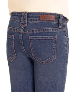 Rock & Roll Cowgirl Girls' Trouser Jean -Cowpokes Onlines.com BG5MD04930 c