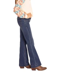 Rock & Roll Cowgirl Girls' Trouser Jean -Cowpokes Onlines.com BG5MD04930 d