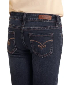 Rock & Roll Cowgirl Girls' Rope Trouser Jean -Cowpokes Onlines.com BG5MD05332 c