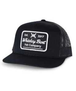 Whiskey Bent Black Top Cap