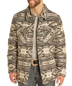Rock & Roll Cowboy Men's Woolkie Quilted Jacket