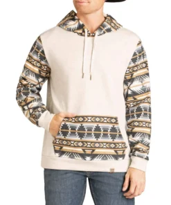 Rock & Roll Cowboy Men's Aztec Hoodie