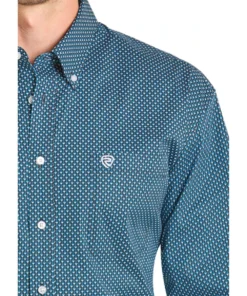 Rock & Roll Cowboy Men's Button Down Shirt -Cowpokes Onlines.com BMB2S07157 c