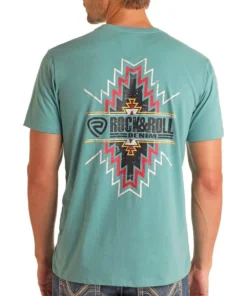 Rock & Roll Cowboy Men's Aztec Tee