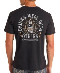 Rock & Roll Cowboy Men's Whiskey Weekend Tee