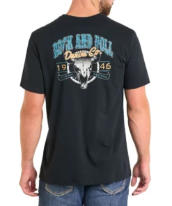 Rock & Roll Cowboy Men's Skull Tee