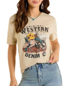 Rock & Roll Cowgirl Women's Bronco Tee