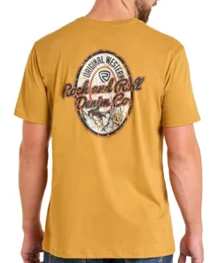 Rock & Roll Cowboy Men's Denim Co. Tee