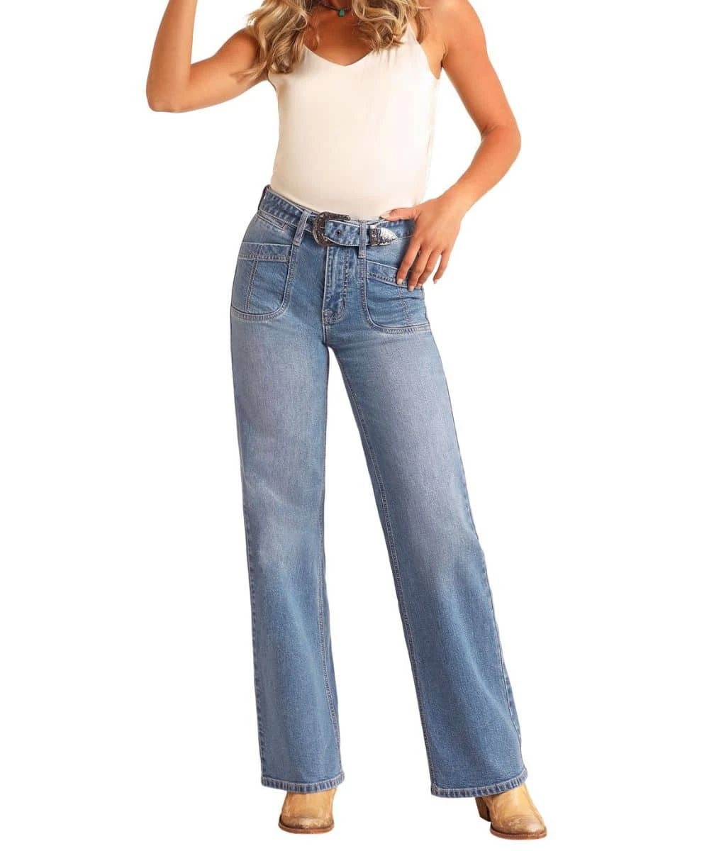 Rock & Roll Cowgirl Women's Flare Jean 1 Rock & Roll Cowgirl Women's Flare Jean