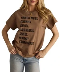 Panache Apparel Women's Western List Tee