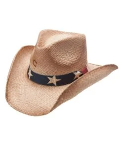 Charlie 1 Horse Stars And Stripes Straw Hat