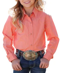 Cruel Girl Girls' Pearl Snap Shirt