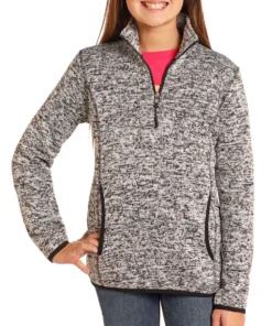 Panhandle Girls' Powder River 1/4 Zip Pullover