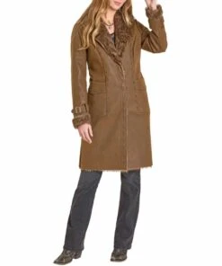 Panhandle Women's Powder River Pleather Coat