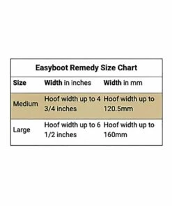 R.J. Matthews Large Remedy Horse Boot 5 R.J. Matthews Large Remedy Horse Boot -Cowpokes Onlines.com Easyboot Remedy Size Chart