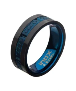 Inox Men's Prussian Blue Ring