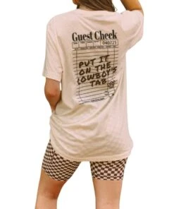 Rodeo Hippie Women's Guest Check Tee
