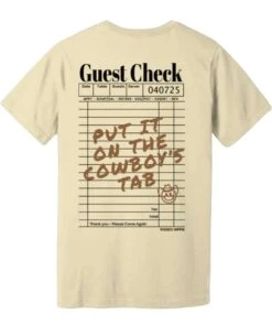 Rodeo Hippie Women's Guest Check Tee -Cowpokes Onlines.com GUEST CHECK TEE c
