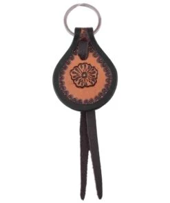 Circle Y Floral Key Chain