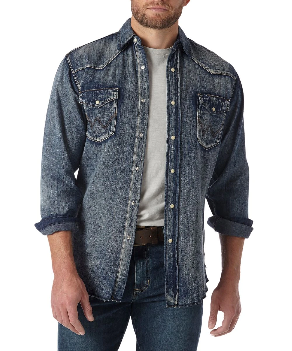 Wrangler Men's Cowboy Cut Work Shirt 1 Wrangler Men's Cowboy Cut Work Shirt
