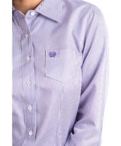Cinch Women's Striped Tencel Button Down Shirt -Cowpokes Onlines.com MSW9164087 c