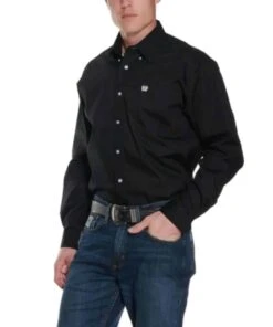 Cinch Men's Big & Tall Button Down Shirt