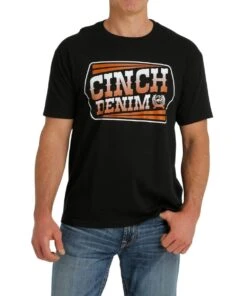 Cinch Men's Denim Tee