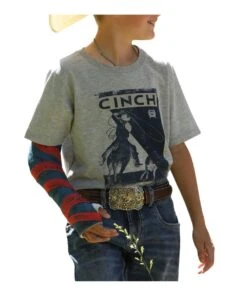 Cinch Boys' Roping Tee
