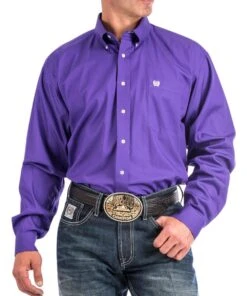 Cinch Men's Solid Button Down Shirt