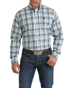 Cinch Men's Plaid Button Down Shirt
