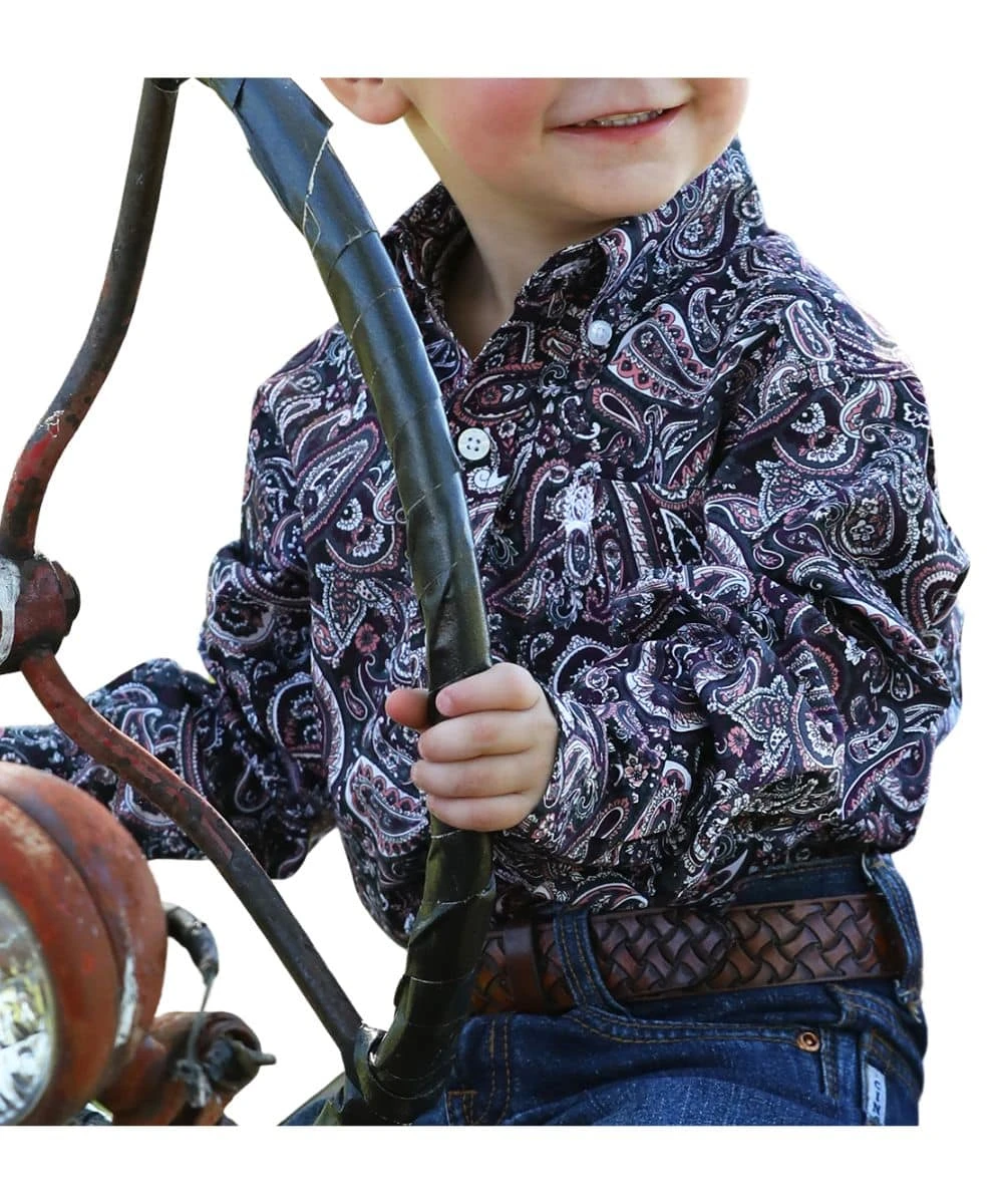 Cinch Toddler Boys' Button Down Shirt 1 Cinch Toddler Boys' Button Down Shirt