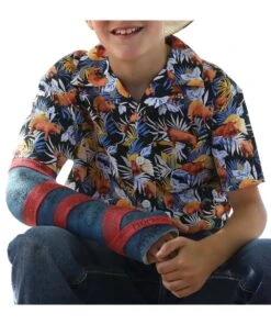 Cinch Boys' Aloha Angus Button Down Shirt