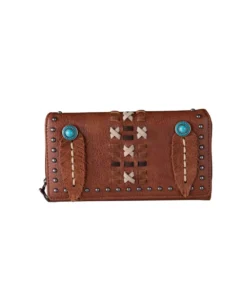 Montana West Women's Feather Wallet