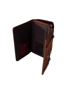 Montana West Women's Feather Wallet 5 Montana West Women's Feather Wallet -Cowpokes Onlines.com MW1259 W010BR c