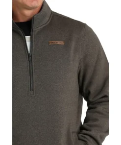 Cinch Men's 1/2 Zip Pullover -Cowpokes Onlines.com MWK1913002 c