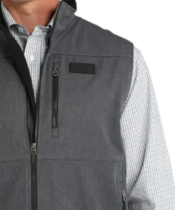 Cinch Men's Softshell Vest -Cowpokes Onlines.com MWV1515022 1