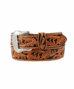 M&F Western Men's Nocona Floral Belt