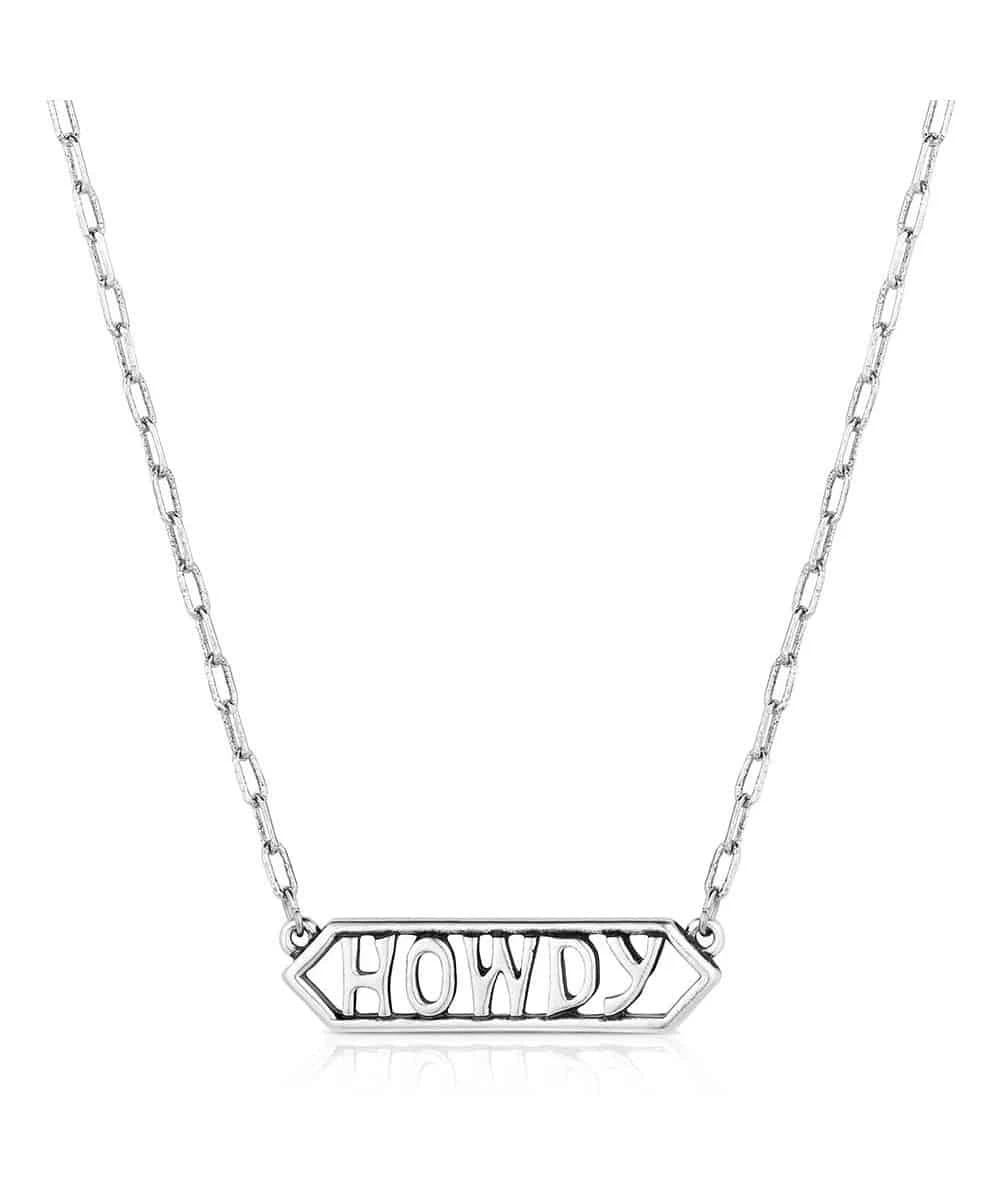 Montana Silversmiths Women's Howdy Necklace 1 Montana Silversmiths Women's Howdy Necklace