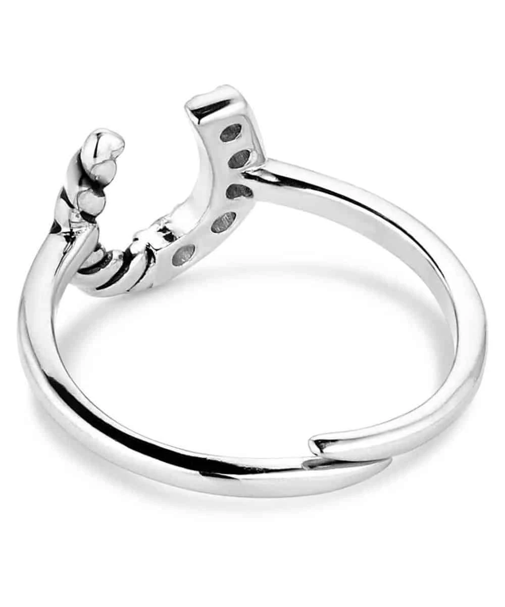 Montana Silversmiths Women's Roping Luck Ring 2 Montana Silversmiths Women's Roping Luck Ring - Image 2