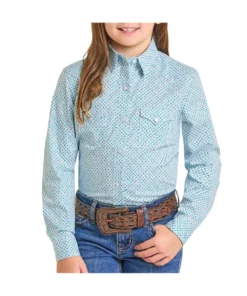 Panhandle Slim Girls' Rough Stock Snap Shirt